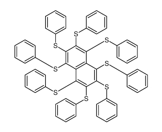 1,2,3,4,5,6,7,8-octakis(phenylsulfanyl)naphthalene Structure