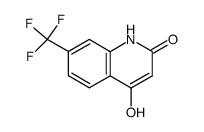 4-hydroxy-7-(trifluoromethyl)quinolin-2(1H)-one Structure