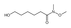 6-hydroxy-N-methoxy-N-methylhexanamide Structure