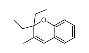 2,2-diethyl-3-methylchromene Structure