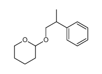 2-(2-phenylpropoxy)oxane结构式