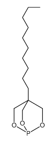 4-decyl-2,6,7-trioxa-1-phosphabicyclo[2.2.2]octane结构式