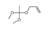 3-(1,1-dimethoxyethoxy)prop-1-ene结构式