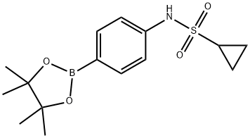 N-[4-(4,4,5,5-四甲基-1,3,2-二氧杂硼杂环戊烷-2-基)苯基]-环丙烷磺酰胺图片