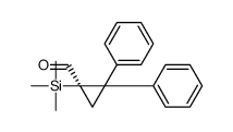 (1R)-2,2-diphenyl-1-trimethylsilylcyclopropane-1-carbaldehyde Structure