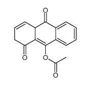 (1,10-dioxo-2,4a-dihydroanthracen-9-yl) acetate结构式