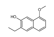 3-ethyl-8-methoxynaphthalen-2-ol Structure
