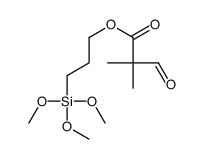 3-trimethoxysilylpropyl 2,2-dimethyl-3-oxopropanoate结构式