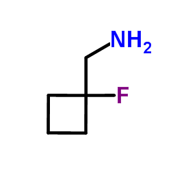 1-(1-Fluorocyclobutyl)methanamine结构式