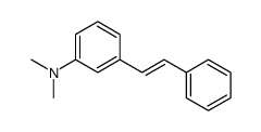 N,N-dimethyl-3-(2-phenylethenyl)aniline Structure