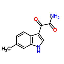 2-(6-Methyl-1H-indol-3-yl)-2-oxoacetamide结构式