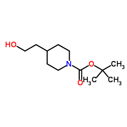 1-Boc-4-(2-hydroxyethyl)piperidine structure