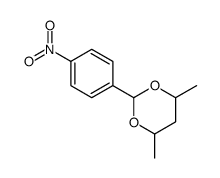 4,6-dimethyl-2-(4-nitrophenyl)-1,3-dioxane Structure