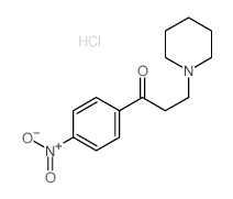 4-Nitro-3-(1-piperidyl)propiophenone hydrochloride Structure