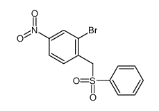 1-(benzenesulfonylmethyl)-2-bromo-4-nitrobenzene Structure