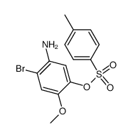 2-bromo-4-methoxy-5-tosyloxyaniline结构式