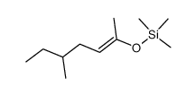 ((E)-1,4-Dimethyl-hex-1-enyloxy)-trimethyl-silane结构式