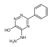 5-hydrazinyl-3-phenyl-1H-1,2,4-triazin-6-one Structure