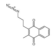 2-(3-azidopropyl)-3-methylnaphthalene-1,4-dione Structure