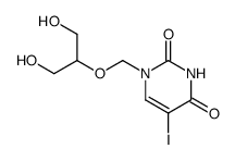 1-[(2-hydroxy-1-(hydroxymethyl)ethoxy)methyl]-5-iodouracil Structure