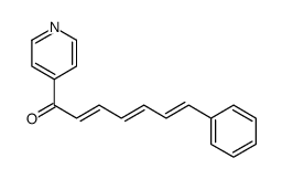 7-phenyl-1-pyridin-4-ylhepta-2,4,6-trien-1-one Structure