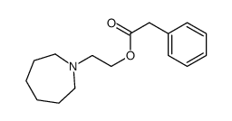 2-(azepan-1-yl)ethyl 2-phenylacetate结构式