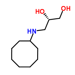 (2S)-3-(Cyclooctylamino)-1,2-propanediol结构式