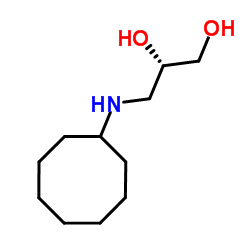 (2S)-3-(Cyclooctylamino)-1,2-propanediol Structure