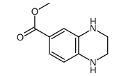 1,2,3,4-tetrahydroquinoxaline-6-carboxylic acid结构式