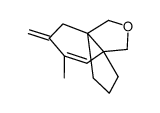 3-Methyl-4-methylene-8-oxa-tricyclo[4.3.3.01,6]dodec-2-ene Structure