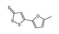 5-(5-methylfuran-2-yl)dithiole-3-thione结构式