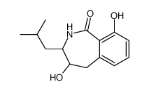 4,9-Dihydroxy-3-isobutyl-2,3,4,5-tetrahydro-benzo[c]azepin-1-one Structure