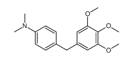 N,N-dimethyl-4-[(3,4,5-trimethoxyphenyl)methyl]aniline结构式