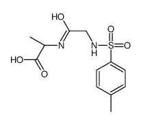 (2S)-2-[[2-[(4-methylphenyl)sulfonylamino]acetyl]amino]propanoic acid结构式