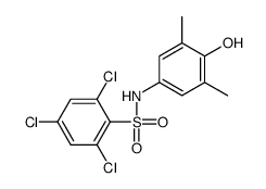 2,4,6-trichloro-N-(4-hydroxy-3,5-dimethylphenyl)benzenesulfonamide Structure