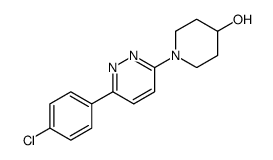 1-[6-(4-chlorophenyl)pyridazin-3-yl]piperidin-4-ol结构式