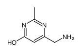 6-(aminomethyl)-2-methyl-pyrimidin-4-ol结构式