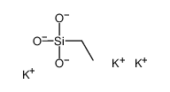 tripotassium ethylsilanetriolate Structure