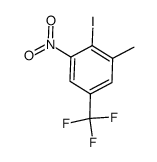 2-methyl-4-trifluoromethyl-6-nitro-phenyl iodide Structure