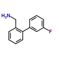 1-(3'-Fluoro-2-biphenylyl)methanamine Structure