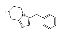 3-苄基-5,6,7,8-四氢咪唑并[1,2-a]吡嗪结构式