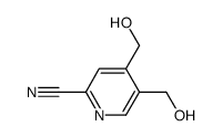 4,5-bis(hydroxymethyl)pyridine-2-carbonitrile Structure