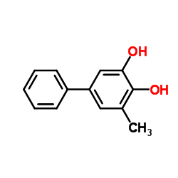Pyrocatechol, 3-methyl-5-phenyl- (7CI) structure