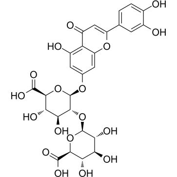 luteolin 7-diglucuronide structure