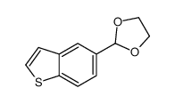 2-(BENZO[B]THIOPHEN-5-YL)-1,3-DIOXOLANE Structure