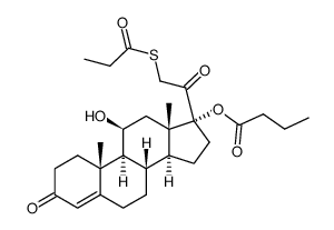 butixocort propionate Structure