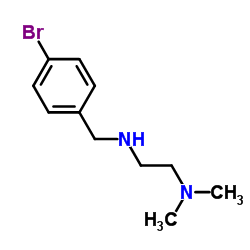 N'-(4-Bromobenzyl)-N,N-dimethyl-1,2-ethanediamine Structure