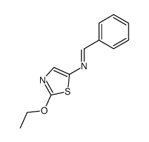 (2-ethoxy-thiazol-5-yl)-benzyliden-amine结构式