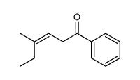 (Z)-1-phenyl-4-methyl-3-hexen-1-one Structure