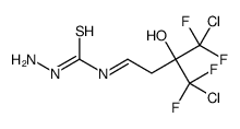 (3E)-1-amino-3-[4-chloro-3-[chloro(difluoro)methyl]-4,4-difluoro-3-hydroxybutylidene]thiourea结构式